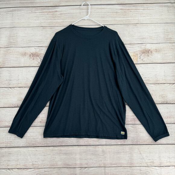 Vuori Long Sleeve Strato Tech Tee Mens XL Blue Stretch Athleisure - Picture 1 of 10